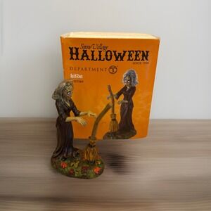 Dept 56 Snow Village Halloween  " HILDA " 4025349 Retired‎ in 2014